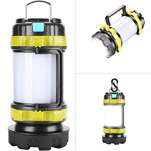 Product Cover LED Camping Lantern,Flashlights Lanterns,Rechargeable Tent Light,4 Light Modes, 3600mAh Power Bank, IPX4 Waterproof, Perfect for Hurricane Emergency, Outdoor, Hiking and Home
