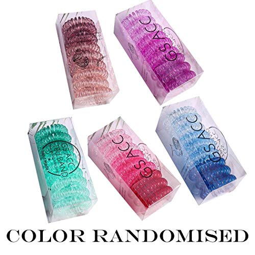 Product Cover etuoji New Creative Elastic Gradient Color Hair Ring Ponytail Hairband Headwear