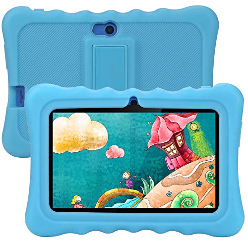 Product Cover Kids Tablet, Tagital T7K Plus 7 Inch Android 9.0 Tablet for Kids, 1GB +16GB, Kid Mode Pre-Installed, WiFi Android Tablet, Kid-Proof Case (Blue)