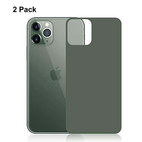 Product Cover Upgrade Beeyoka iPhone 11 Pro Max Back Screen Protector for iPhone 11 Pro Max,Anti Scratch/Bubble Back Tempered Glass Screen Protector Ultra Thin Rear Film Compatible with iPhone 11 Pro Max-Green