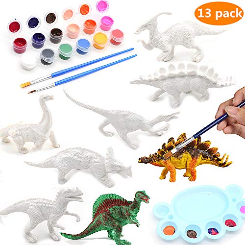 Product Cover BEIGUO Kids Crafts 3D Painting Dinosaurs Toys Arts and Crafts for Kids Girls Boys Toddlers Dinosaur Party Supplies Favors Easter Gifts Easter Basket Stuffers