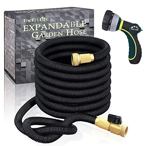 Product Cover TheFitLife Flexible and Expandable Garden Hose - Strongest Triple Latex Core with 3/4