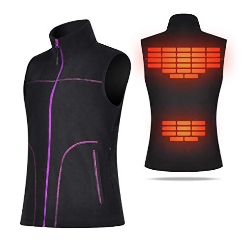 Product Cover COVVY Heated Vest for Women Electric Warm Outerwear/w Battery Pack, Washable