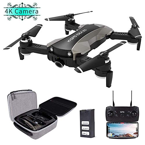 Product Cover GPS Drones with Camera 4K for Adults, le-idea IDEA20 5GHz WiFi FPV Live Video with Adjustable Wide-Angle Camera and GPS Return Home Quadcopter, Follow Me Altitude Hold Headless Mode RC Helicopter