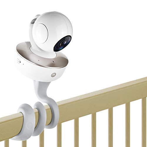 Product Cover iTODOS Baby Monitor Mount for Motorola Baby Monitor, Arlo Baby Monitor and Most Universal Monitors Camera, Versatile Twist Mount Without Tools or Wall Damage - Gray