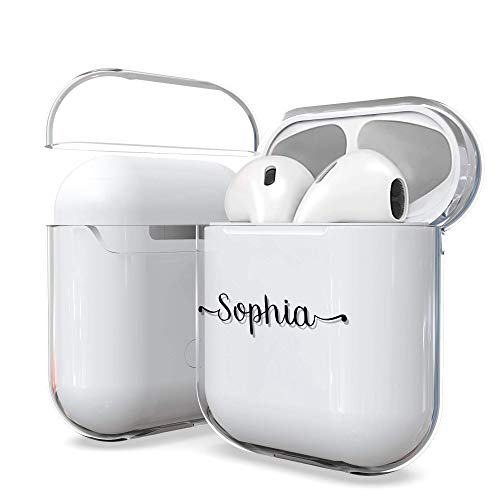 Product Cover CustomCustom Personalized Handmade Name Compatible with Airpod Gen 1 and Gen 2 Case, Personalized Earbud Cover