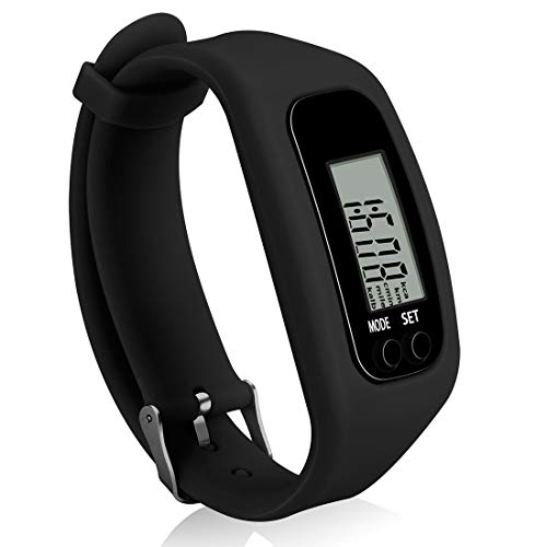 Product Cover Bomxy Fitness Tracker Watch, Simply Operation Walking Running Pedometer with Calorie Burning and Steps Counting