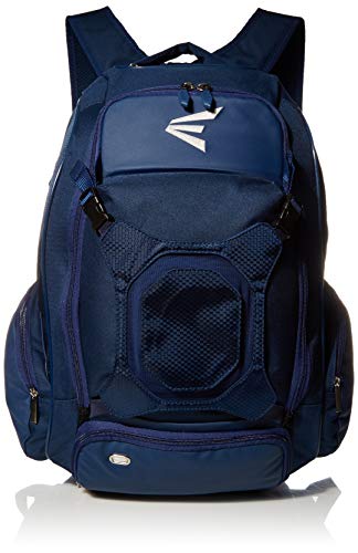 Product Cover Easton Walk-Off IV Bat & Equipment Backpack Bag | Baseball Softball | 2020 | 2 Bat Sleeves | Vented Shoe Pocket | External Helmet Holder | Zippered Side Pockets | Valuables Pocket | Fence Hook