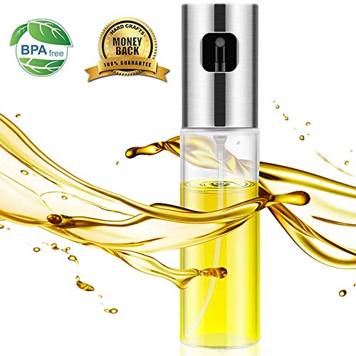 Product Cover Oil Sprayer- Olive Oil Sprayer for Cooking,Spray Bottle for Oil Versatile Glass Spray Olive Oil Bottle Vinegar Bottle Glass Bottle for Cooking,Baking,Roasting,Grilling