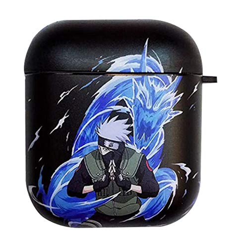 Product Cover Phoetya Naruto Airpod Case Naruto Shippuden AirPods Accessories Portable & Protective Silicone Skin Cover Case for Apple Airpods(Hatake Kakashi)