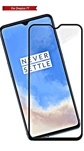 Product Cover Aeidess 9H Oneplus 7T Tempered Glass Screen Protector [ HD ] with Installation Kit for Oneplus 7T Black