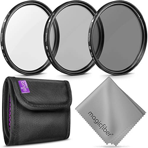 Product Cover 95MM Altura Photo Professional Photography Filter Kit (UV, CPL Polarizer, Neutral Density ND4) for Camera Lens with 95MM Filter Thread + Filter Pouch