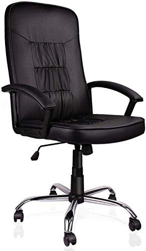 Product Cover ORVEAY Office Ergonomic Office Chair Executive Bonded Leather Computer Chair, Black