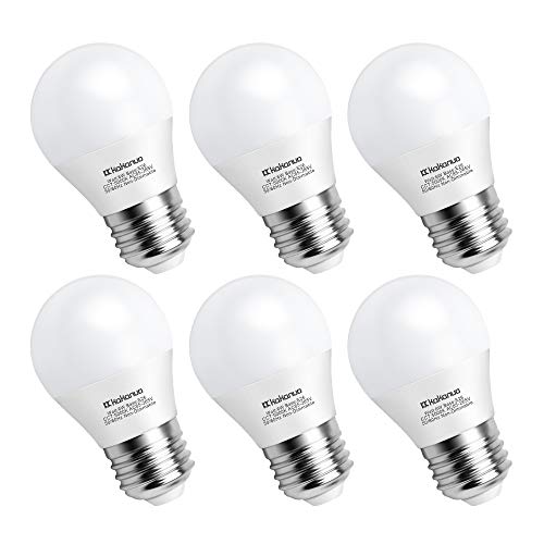 Product Cover Kakanuo A15 LED Bulb 60 Watts, A15/G45 Daylight White 5000K 6 Watt Equivalent E26 Medium Base, 600 Lumens for Home Lighting Decorative and Refrigerator, Non-Dimmable, 6 Pack