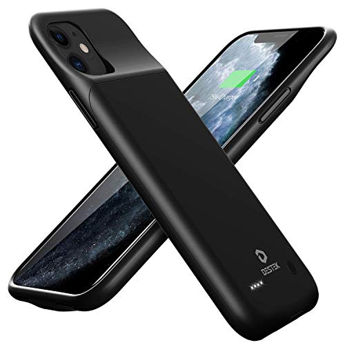 Product Cover DESTEK Battery Case for iPhone 11/ XR, 4500mAh Ultra Slim Portable Charging case Rechargeable Charger case Compatible w/Wire Headphones (6.1 inch)