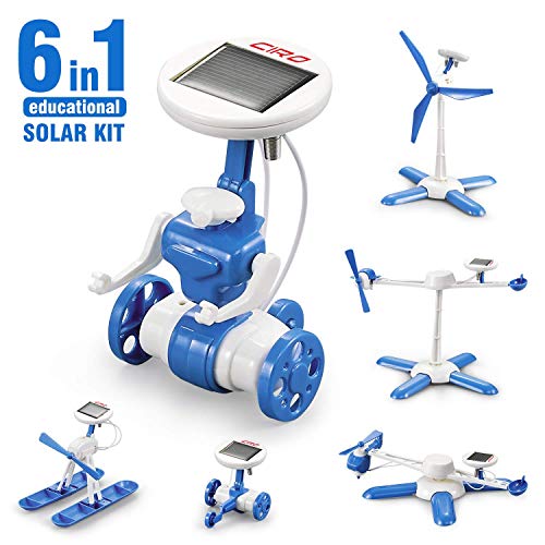Product Cover Auney Solar Robot Creation Kit, 6-in-1 Solar Robot Kit for Kids Solar Kit DIY Solar Power, STEM Toys Educational Gift for Kids and Teens, Boys and Girls