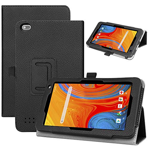 Product Cover KuRoKo Folio Case Cover Compatiable with Vankyo MatrixPad Z1 7 Tablet (Black)