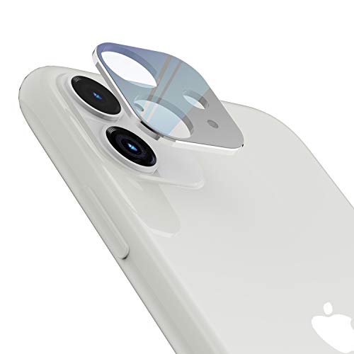 Product Cover LOZA for iPhone 11 Camera Lens Screen Protector,Metal Frame Slim Bubble Free High Definition 9H Hardness Anti-Scratch Screen Protector Camera Lens for 2019 Newest iPhone 11 6.1''