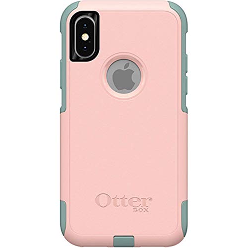 Product Cover OtterBox Commuter Series Case for iPhone Xs & iPhone X - Bulk Packaging - Ballet Way (Pink Salt/Aquifer)