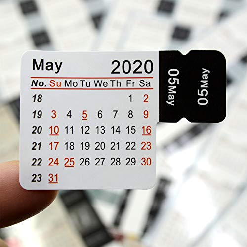 Product Cover GoldenSunny Calendar Stickers 2020 2021 for Planner, Journal, Notebook, 72 Monthly Planner Tabs from January 2020 to June 2021 with Week Numbers and Holidays - 4 Sets