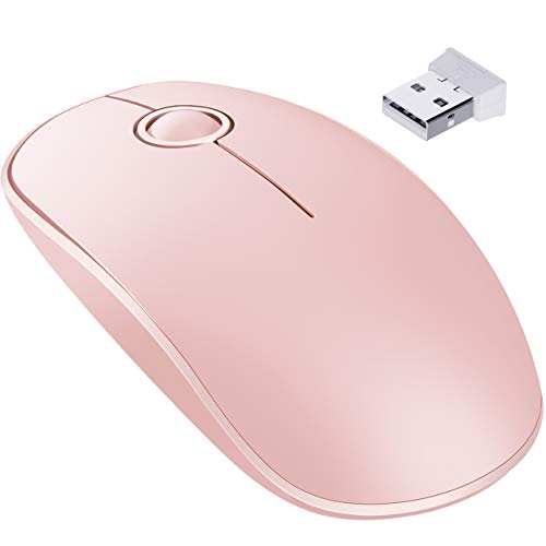 Product Cover VicTsing [Upgraded] Slim Wireless Mouse, 2.4G Silent Laptop Mouse with Nano Receiver, Ergonomic Wireless Mouse for Laptop, Portable Mobile Optical Mice for Laptop, PC, Computer, Notebook, Mac