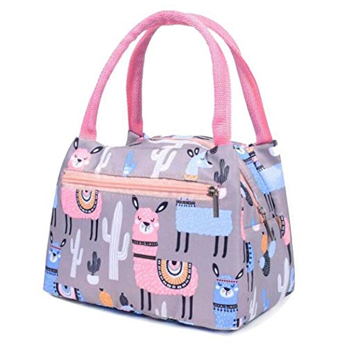 Product Cover Fanala New Prints Heat Preservation Portable Zipper Closure Lunch Bag Tote Lunch Bags
