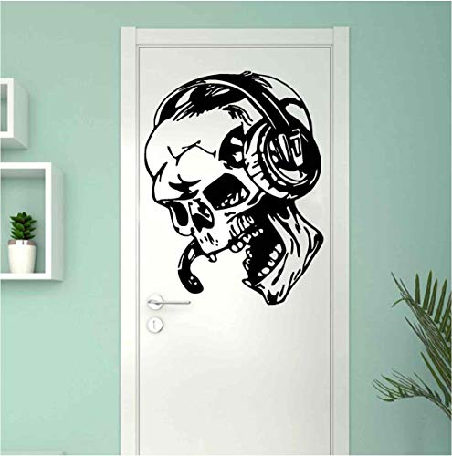 Product Cover Zombie Skull Video Game Wall Mural Boys Room Kids Playstation Controller Decor Gamer Wall Sticker Vinyl Decal - Car, Laptop,Wall Room (Designs 15)
