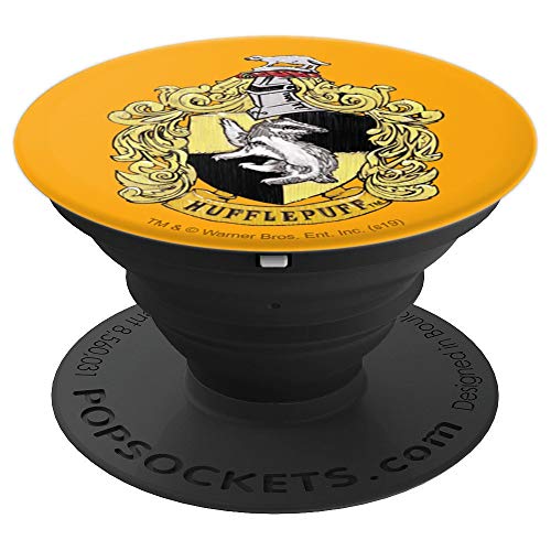 Product Cover Harry Potter Hufflepuff Painted Crest PopSockets Grip and Stand for Phones and Tablets