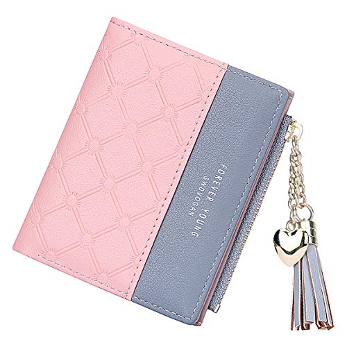 Product Cover GEEAD Small Wallets for Women Bifold Slim Coin Purse Zipper ID Card Holder