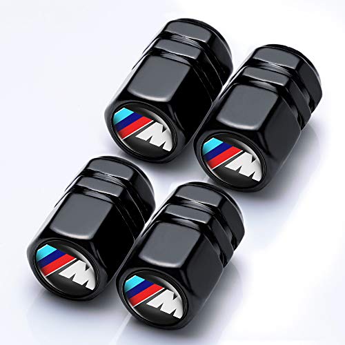 Product Cover Goshion 5 Pcs Metal Car Wheel Tire Valve Stem Caps for BMW X1 X3 M3 M5 X1 X5 X6 Z4 3 5 7Series Logo Styling Decoration Accessories