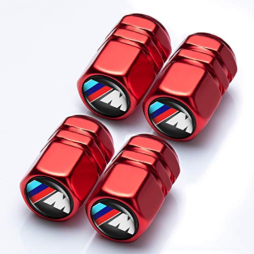 Product Cover Goshion 4 Pcs Metal Car Wheel Tire Valve Stem Caps for BMW X1 X3 M3 M5 X1 X5 X6 Z4 3 5 7Series Logo Styling Decoration Accessories