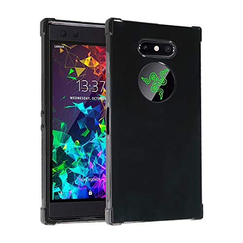 Product Cover Compatible for Razer Phone 2 Case, Premium Slim Fit Flexible Skin Shockproof TPU Phone Cover (Gloss Black)