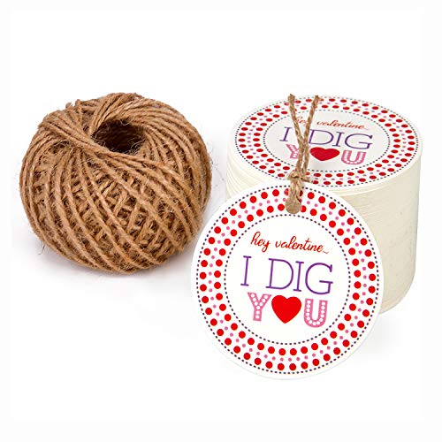 Product Cover WRAPAHOLIC Gift Tags with String - 100PCS Valentine's Day