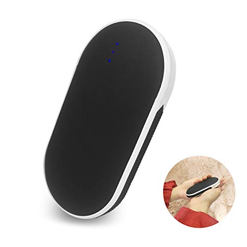Product Cover Bumlon Rechargeable Hand Warmer 5200mAh Portable Electric Pocket Reusable Hand Warmer Double-Side Quick Heating Mobile External Battery Charger