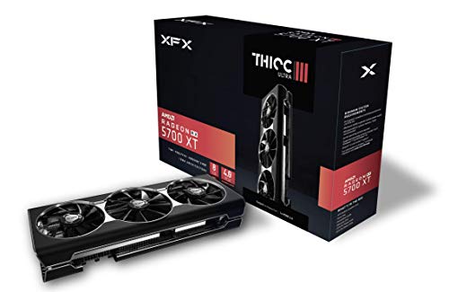 Product Cover XFX RX 5700 Xt Thicc III Ultra 8GB Boost Up to 2025MHz GDDR6 3xDP HDMI Graphics Card (Rx-57XT8TBD8)