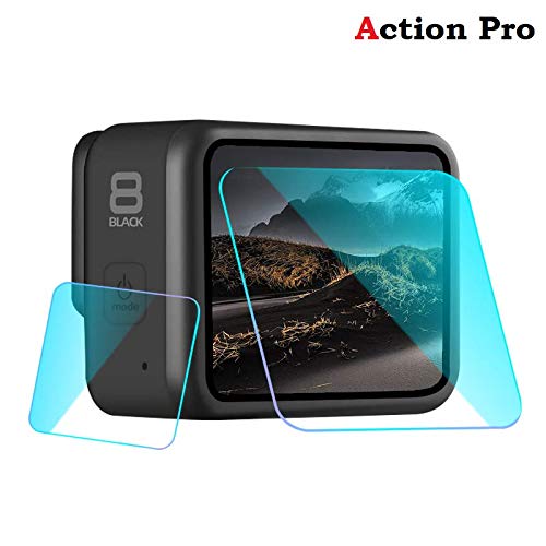 Product Cover Action Pro Tempered Glass Film Screen Guard LCD Lens Protector Compatible with GoPro Hero 8