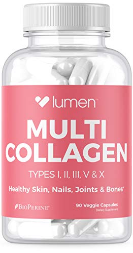 Product Cover Multi Collagen Capsules - Collagen Pills for Women for Anti-Aging, Healthy Nails, Joints, Skin That Glows - Types I, II, III, V, X Collagen Peptides Pills - Premium Grass-Fed Collagen Supplement