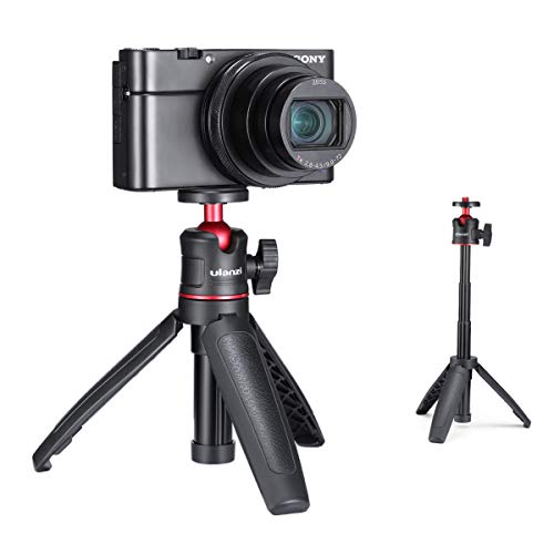 Product Cover ULANZI MT-08 Extension Pole Tripod, Mini Selfie Stick Tripod Stand Handle Grip for iPhone 11 Pro Max Samsung OnePlus Google Smartphone Canon G7X Mark III Sony RX100 VII A6400 A6600 Cameras Vlogging