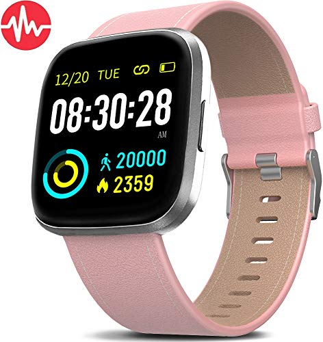 Product Cover MorePro Smart Watch IP68 Waterproof Activity Tacker with Heart Rate Blood Pressure Monitor, Sleep Tracking Fitness Watch with Android & iOS Calorie Step Counter Touch Screen Pedometer for Women Men