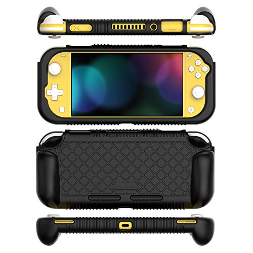 Product Cover Bear Motion Protective Case for Nintendo Switch Lite 2019 Shock and Scratch Resistant Black