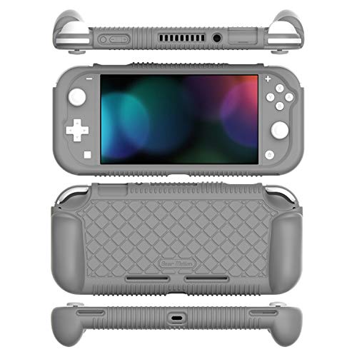 Product Cover Bear Motion Protective Case for Nintendo Switch Lite 2019 Shock and Scratch Resistant Gray
