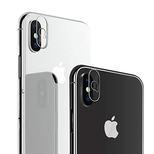 Product Cover Tempered Glass Camera Lens Protector for iPhone X/XS/XS MAX, Premium HD Clear, Anti-Scratch,Bubble Free [4 Pack]