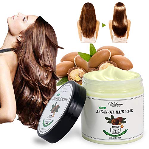 Product Cover Argan Oil Hair Mask Conditioner for Dry Damaged Hair,Dry Hair Treatment Mask,Dry Hair Mask for Moisture,Soothing & Damaged,All Natural Ingredients Repair Hair Masque for Thin Dry Damaged Coloured Hair