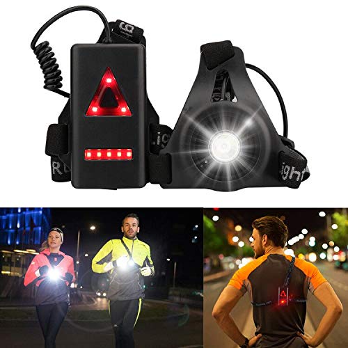 Product Cover Outdoor Night Running Lights, LED Chest Run Light with USB Charge for Camping, Hiking, Running, Jogging, Outdoor Adventure