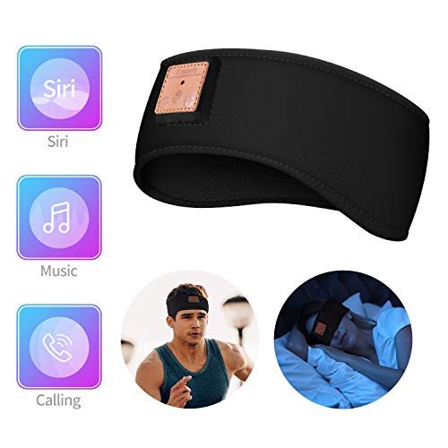 Product Cover Bluetooth Sleep Headphones DALUZ Sports Headband Wireless with Ultra-Thin HD Stereo Speakers Features Calling, Music, Siri Suitable for Sleeping, Sports, Travel, Insomnia etc.