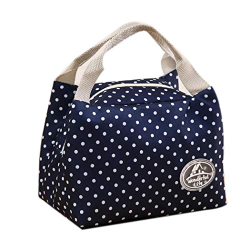 Product Cover Shonlinen Lunch Bags Insulated Thermal Cooler Lunch Bag Pouch Print Picnic Storage Box