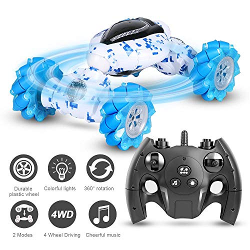 Product Cover Ceepko RC Cars, 4WD Stunt RC Car with Gesture Sensing Control and Remote Control, Climbing RC Truck Twisting Vehicle Drift Car Holiday Toy Gifts for Kids, Kids Toys RTR RC Truck