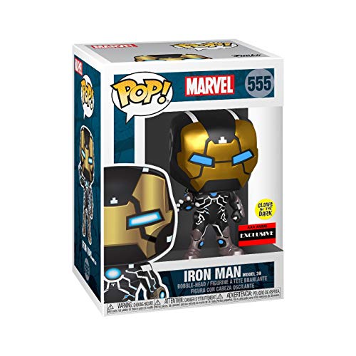 Product Cover Funko Marvel Iron Man Model 39 Pop Figure (Glows in The Dark) (AAA Anime Exclusive)