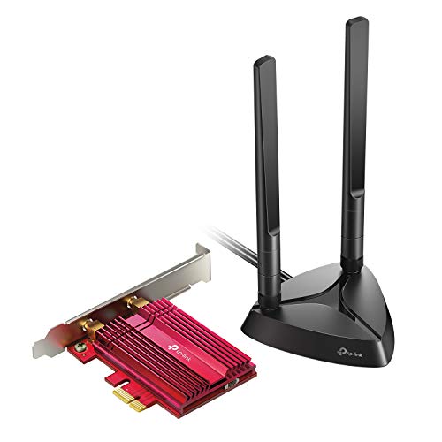 Product Cover TP-Link WiFi 6 AX3000 PCIe WiFi Card | Up to 2400Mbps | Bluetooth 5.0 | 802.11AX Dual Band Wireless Adapter with MU-MIMO,OFDMA,Ultra-Low Latency | Supports Windows 10 (64bit) only (Archer TX3000E)
