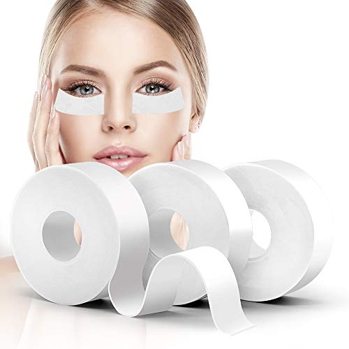 Product Cover Lash Tape, Akissos 3 Rolls Medical Elastic Foam Tape Eyelash Extension Supplies Lash Pads Under Eye Patches Lint Free Hypoallergenic No Latex - 1